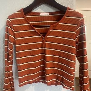 striped longsleeve top